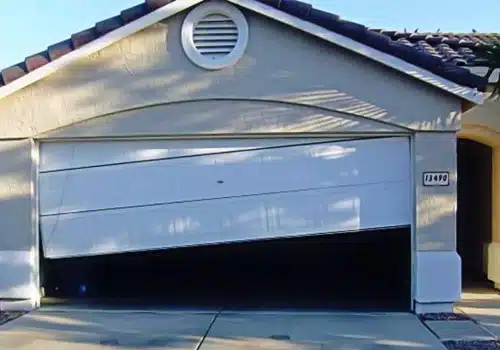 brocken garage door